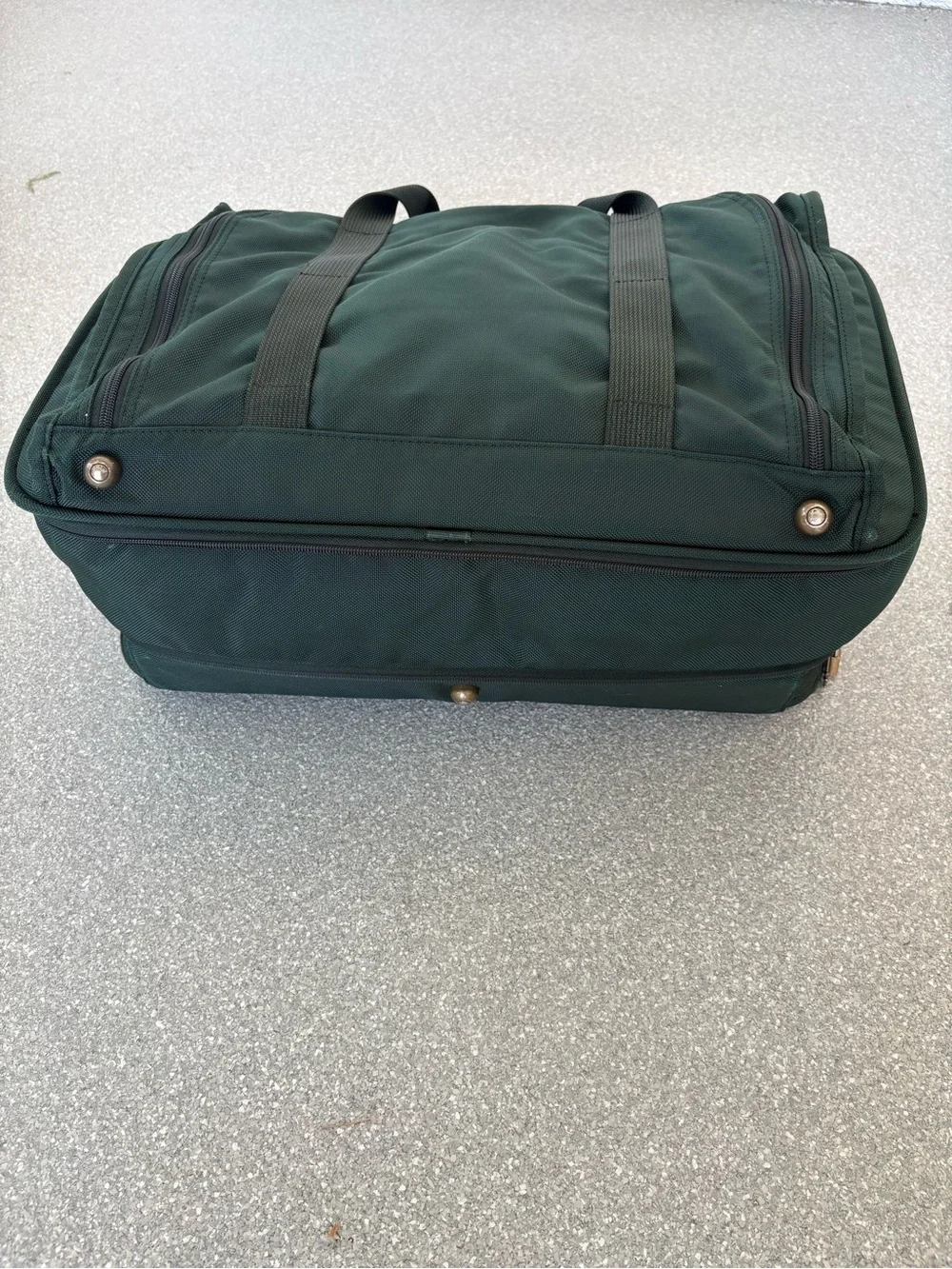 TUMI double expansion carry on travel bag, 22”wide, 10”deep, 15”tall with locks